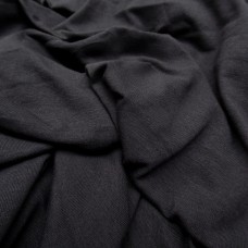 Ткань Трикотаж кулир пенье (черный)